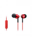 K&otilde;rvaklapid Sony In-ear EX series, Red, Sony, MDR-EX110AP, In-ear, Red