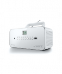 Kaasakantav raadio Muse, M-28RDW, CD/MP3 Player with USB, White
