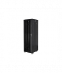 Lanberg, Rack cabinet 19" free-standing 42U/600x1000 (flat pack) with mesh door lCD V2, FF01-6042-23BL, Black