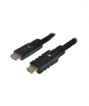 Logilink, CHA0020, 20m, Active, HDMI cable, type A male, - HDMI type A male, black., Logilink, HDMI to HDMI, 20 m