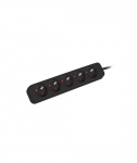 Power strip outlets for UPS system, 1m | PS0-05E-0100-IEC-BK | Sockets quantity 5
