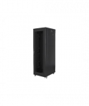 Lanberg, Rack cabinet 19" free-standing 42U/800x800 (flat pack) with mesh door, FF01-8842-23B, Black