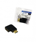 HDMI Adapter, AM to AF in 90 degree flat angled Logilink