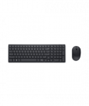 Juhtmevaba klaviatuur ja hiir Dell, Silent Keyboard and Mouse, KM555, US International (QWERTY), Black, 2.4 GHz, Bluetooth