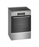 Pliit Bosch, HLS79Y351U Series 6, Hob type Induction, Oven type Electric, Stainless Steel, Width 60 cm, Grilling, LCD, Depth