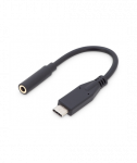 Digitus, USB Type-C Audio adapter cable, Type-C - 3.5mm M/F, 0.2m, Audio input/output, Version 3.1, AK-300321-002-S, Type-C, 3