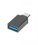 Digitus, USB Type-C adapter, type C to A M/F, 3A, 5GB, 3.0 Version, AK-300506-000-S, Plug USB C, Jack USB A