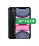Grade B, Apple iPhone 11, 6.1" Liquid Retina IPS, LTE, 128GB, Black, iOS, Apple Renew