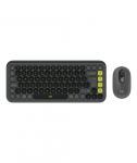 Klaviatuur ja hiir COMBO POP ICON/GR/GREEN 920-013140 LOGITECH