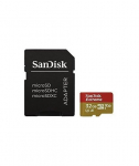 SanDisk Extreme microSD 32GB + SD-adapt.
