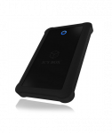 Raidsonic ICY BOX IB-233U3-B External enclosure for 2.5" SATA HDD/SSD with USB 3.0 interface and silicone protection sleeve 2