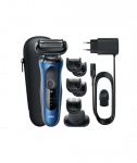 Pardel Braun, 61-B1500s, Operating time (max) 50 min, Wet & Dry, Blue/Black