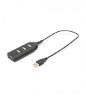 Digitus USB 2.0 Hub, 4-Port, Bus Powered 4 X USB A/F AT Connected Cable AB-50001-1
