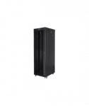 Lanberg Rack cabinet 19" free-standing 42U/600x1000 (flat pack) with glass door lCD V2, black | Lanberg