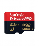 SanDisk Extreme Pro microSD 32GB + SD-adapt.