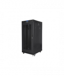 Lanberg Rack cabinet 19" free-standing 27U/600x600 (flat pack) with mesh door lCD V2, black | Lanberg
