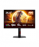 AOC Q27G4SDR, 27", QD-OLED, QHD, 16:9, 360 Hz, 0.03 ms, 2560 x 1440 pixels, 1000 cd/m&sup2;, HDMI ports quantity 2, Black