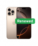 Grade C, Apple iPhone 16 Pro Max, 6.9" OLED, 5G, 256GB, Desert Titanium, iOS, Apple Renew