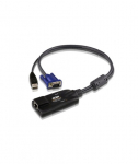 Aten USB VGA KVM Adapter 1 x RJ-45 Female, 1 x USB Male, 1 x HDB-15 Male
