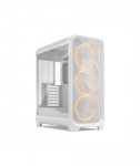 Fractal Design Meshify 3, White RGB TG Clear Tint, Mid-Tower, Power supply included No, ATX