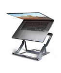 AXAGON STND-LAG stand for laptops and tablets, Adjustable Height, Angle, 10-17.3", Maximum weight (capacity) 20 kg, Grey
