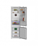 K&uuml;lmik BEKO, B3BCNA294HS, Energy efficiency class E, Built-in, Combi, Height 177.5 cm, No Frost system, Fridge net