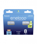 Panasonic, ENELOOP BK-3MCDE/8BE, AA, 2000 mAh, 8 pc(s)