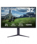 LCD Monitor LG 31.5" Panel IPS 2560x1440 16:9 180Hz 1 ms Pivot Height adjustable Tilt Colour Black 32GS85Q-B