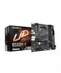 Gigabyte B550M K 1.0 M/B Processor family AMD, Processor socket AM4, DDR4 DIMM, Memory slots 4, Supported hard disk drive