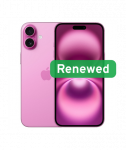 Grade A++, Apple iPhone 16 Plus, 6.7" OLED, 5G, 128GB, Pink, iOS, Apple Renew