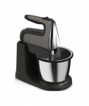TEFAL, Hand Mixer, Powermix Silence HT654E38, Hand Mixer, 600 W, Number of speeds 5, Turbo mode, Dark grey