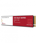 SSD WESTERN DIGITAL Red SN700 4TB M.2 NVMe Write speed 3100 MBytes/sec Read speed 3400 MBytes/sec TBW 5100 TB WDS400T1R0C