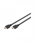 Digitus Ultra High Speed HDMI Cable with Ethernet AK-330124-010-S Black, HDMI to HDMI, 1 m