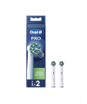 Hambaharja otsikud Oral-B, EB50RX-2 Cross Action Pro, Heads, For adults, Number of brush heads included 2, White