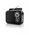 Muse M-051R Black, 2-band portable radio,