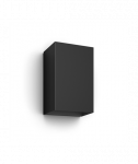 Philips Hue WCA Resonate Outdoor Wall Lantern, Black | 8 W | 2000-6500 Hue White Colour Ambiance