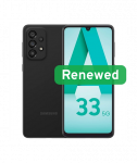 Grade C, Samsung Galaxy A33 5G, 6.4" Super AMOLED, 5G, 128GB, Black, Android, Samsung Renewed