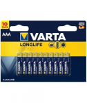 Patareid Varta AAA, LR03, 1.5V Longlife, 10 tk. pakis