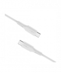 FIXED Liquid Silicone Cable USB-C/USB-C, 1,2m, 60W, White