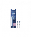 Hambaharja otsikud Oral-B, EB60X-2 Sensitive Clean Pro, Heads, For adults, Number of brush heads included 2, White