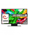 TV LG 43" 4K/Smart 3840x2160 Wireless LAN Bluetooth webOS Black 43QNED86A3C