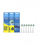 Hambaharja otsikud Oral-B Precision Clean, Heads, For adults, Number of brush heads included 6, White