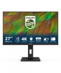 Philips 27B1N3800/00, 27", IPS, 16:9, 60 Hz, 4 ms, 3840 x 2160 pixels, 350 cd/m&sup2;, HDMI ports quantity 2