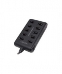 Logilink UA0125 USB Hub 10-Port USB2.0 with power adapter 3.5A, | Logilink