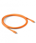 CABLE USB-C TO USB-C 2M/M/M ORANGE CAC-3000 CLUB3D