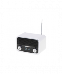 Adler, Bluetooth Radio, AD 1185, AUX in, White