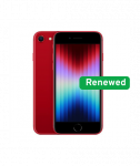 Apple Renew Grade B, iPhone SE (3rd Gen, 2022), Red, 4.7", Retina HD, A15 Bionic, 4 GB, 128 GB, iOS