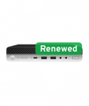 HP Renewed Grade B, EliteDesk 800 G3 DM, Intel Core i5, i5‑7500, 16 GB, NVMe, 256 GB, Intel HD Graphics 630, Windows 11 Pro
