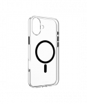 Fixed, MagPurity, Back Cover, Apple, iPhone 16 Plus, TPU, Clear, Black