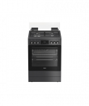 Pliit Whirlpool, W6G8LSSAWTA, Hob type Gas, Oven type Electric, Anthracite, Width 60 cm, Depth 60 cm, 72 L